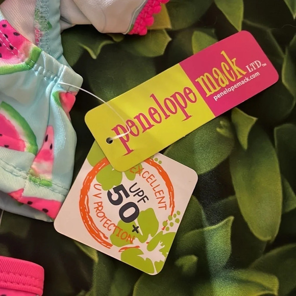 PENELOPE MACK Watermelon Bikini Set, 12 months, NWT - Picture 5 of 8